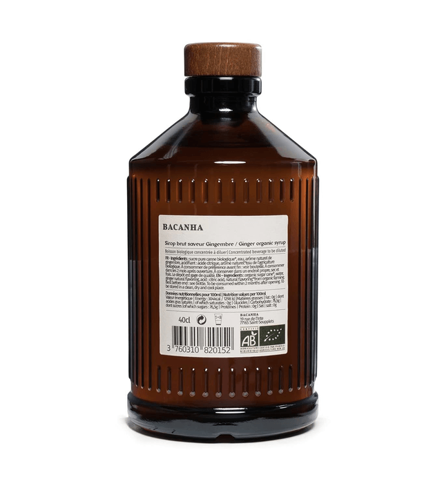 Sirop bio Bacanha