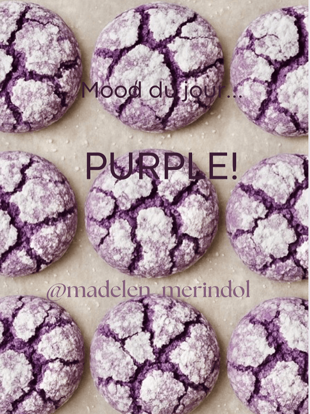 Amaretti bio à l'ube