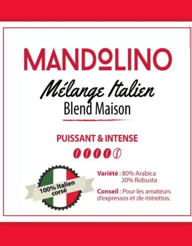 Café en grain Italie - Mandolino 